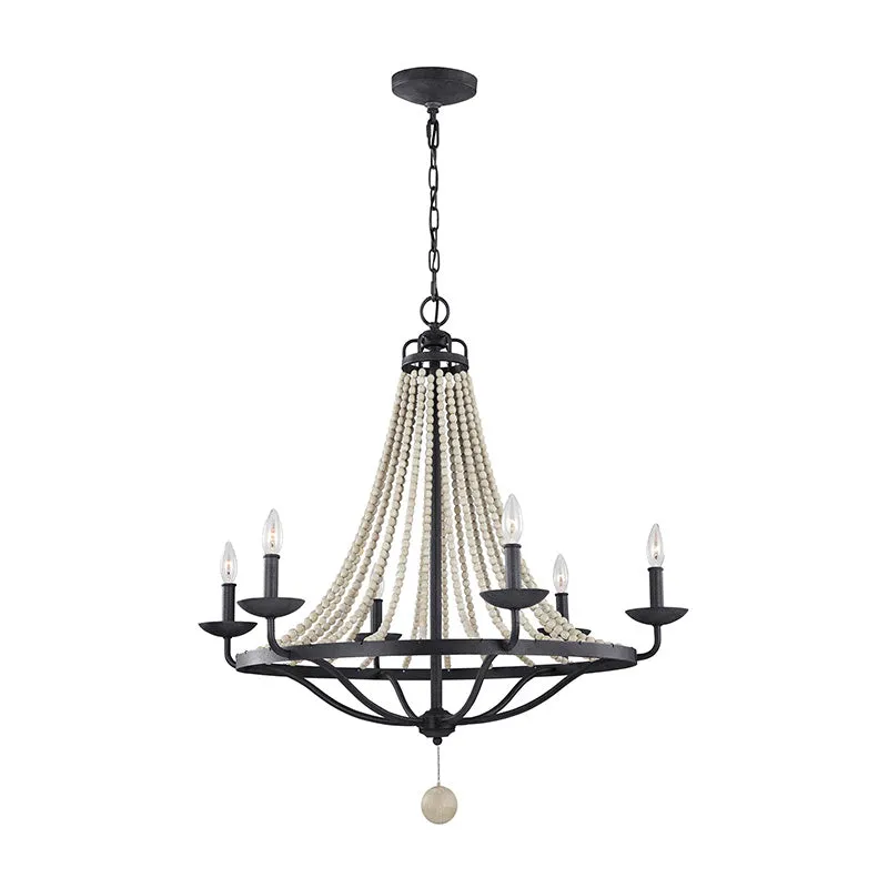 Feiss F3129 Nori 6-lt Chandelier