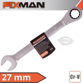 FIXMAN FIXMAN COMBINATION RATCHETING WRENCH 27MM FIX B1320