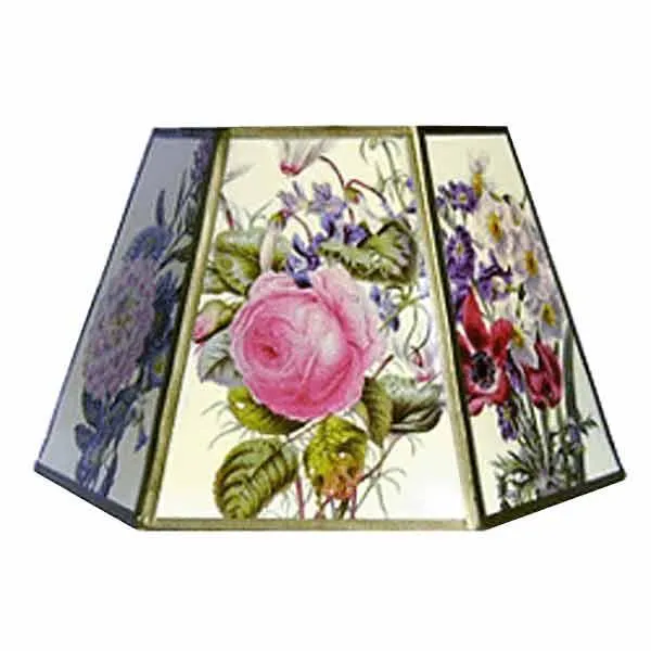 Floral Uno Lampshades for Bridge Lamps