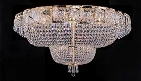 Flush French Empire Crystal Chandelier Chandeliers Lighting H 20" X W 30" - A93-Flush/928/21