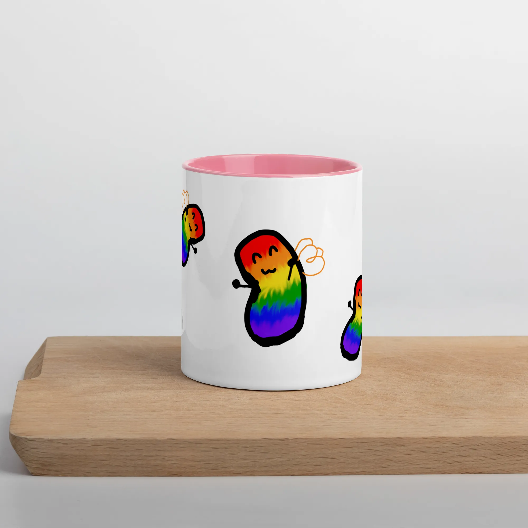 Flying Chaos Bean Mug with Color Inside