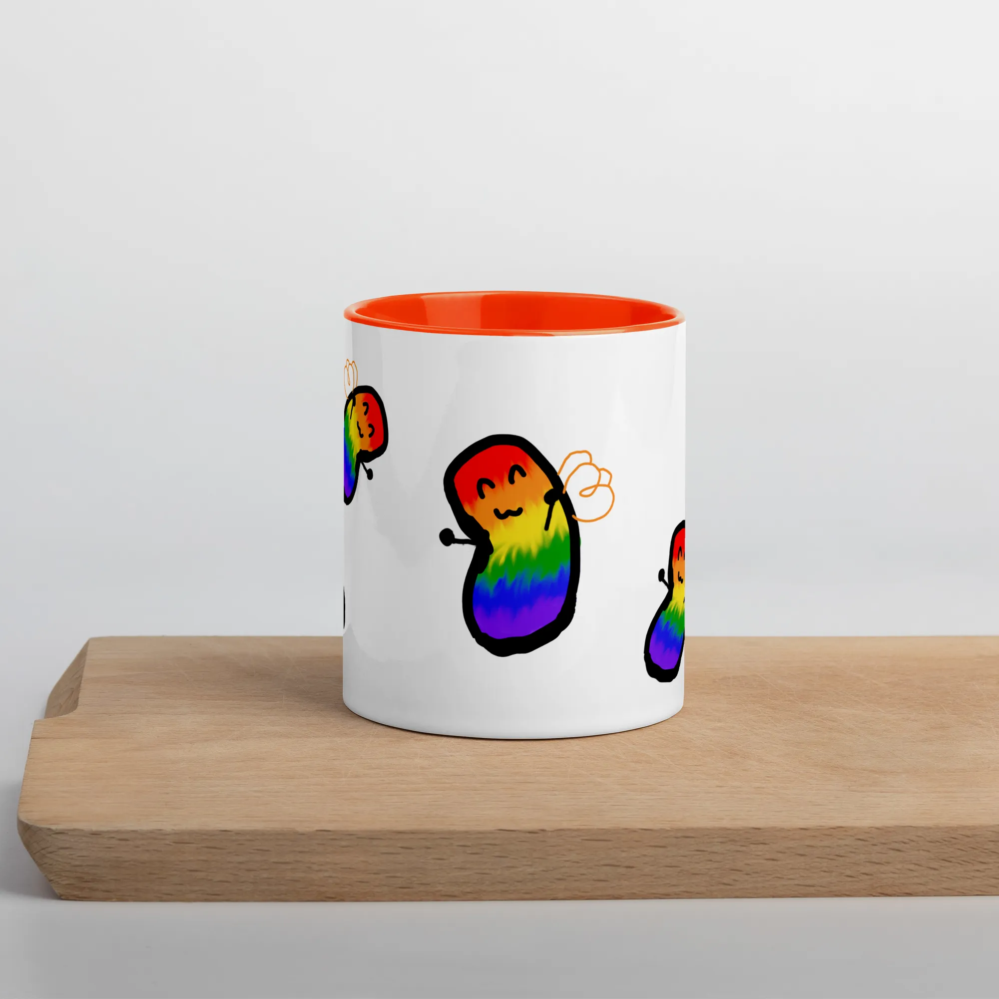 Flying Chaos Bean Mug with Color Inside