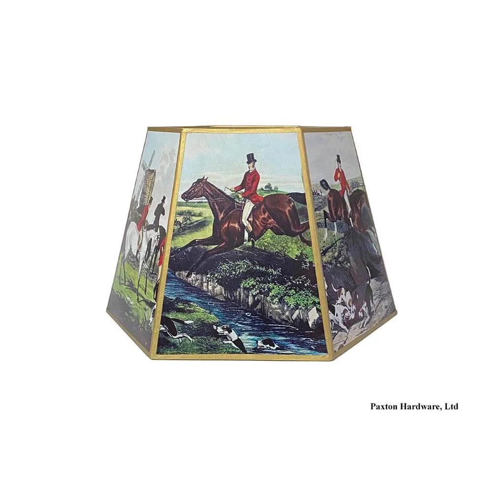 Fox Hunt Clip-on Lamp Shade