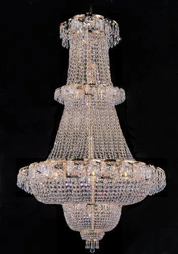 French Empire Crystal Chandelier Lighting 60"X36" - A93-928/32