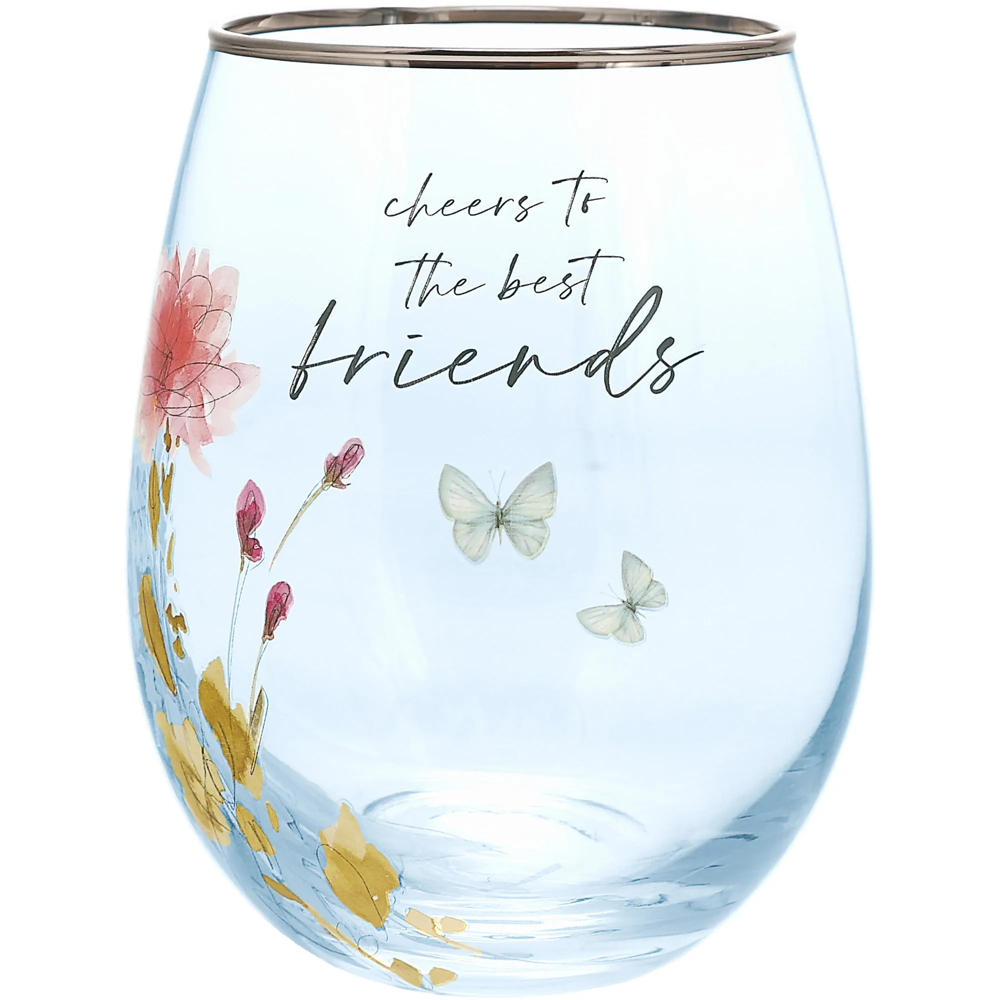 Friends 20 oz Stemless Wine Glass