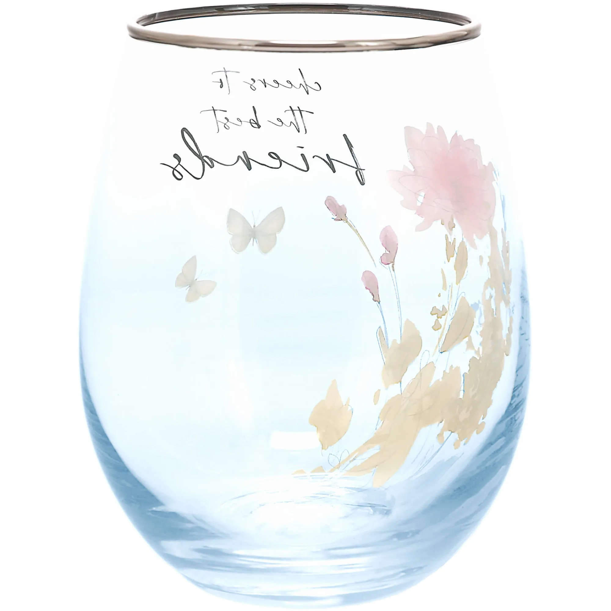 Friends 20 oz Stemless Wine Glass