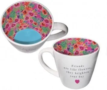 'Friends are like Flowers' Mug