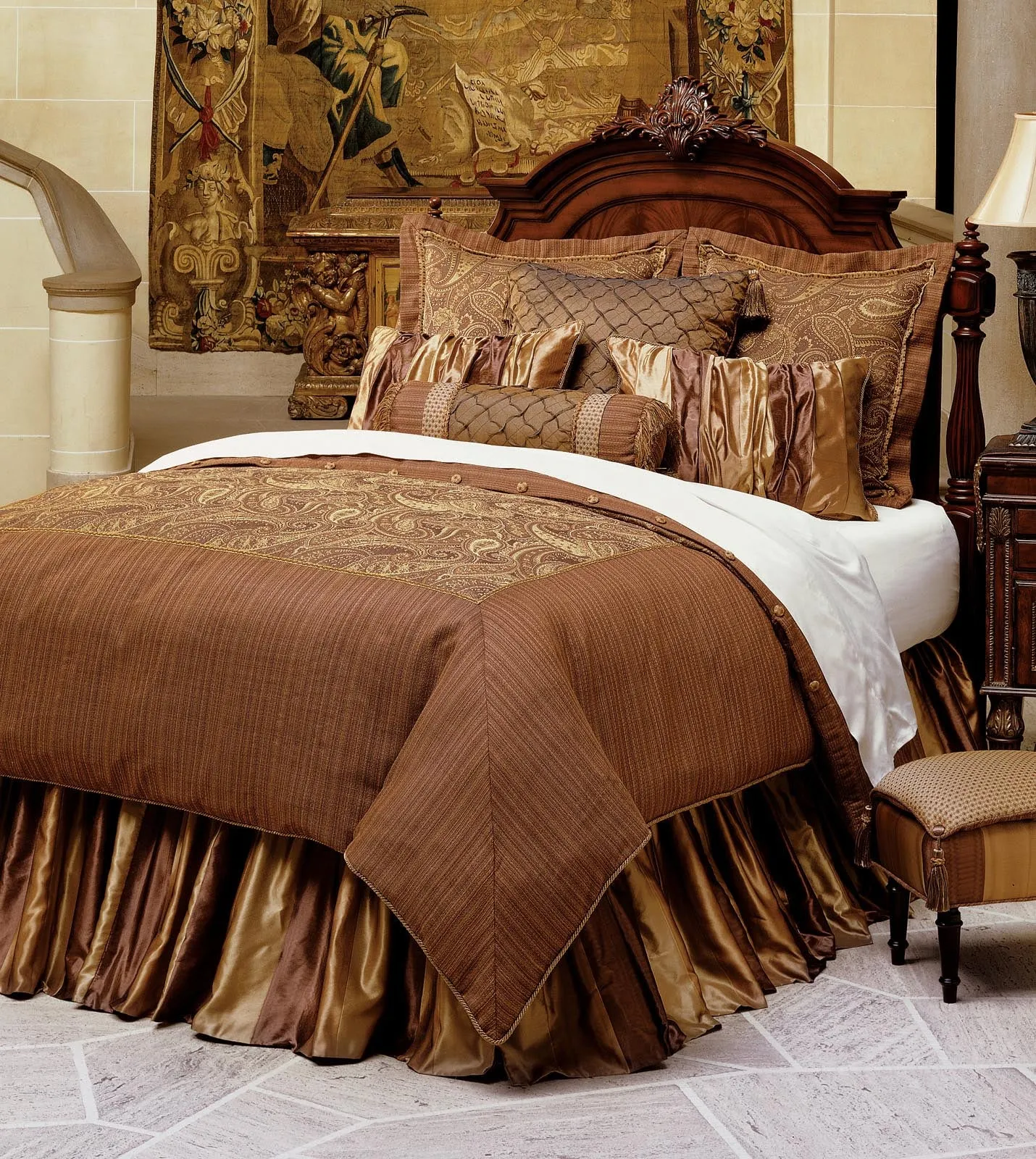 Gershwin Copper Euro Sham 27x27