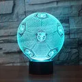 Gifts USB 3D NightLight ajax Bedroom LED Touch Lamp Soccer Night Light 3D Visual Luminaria football Lamp Free Shipping