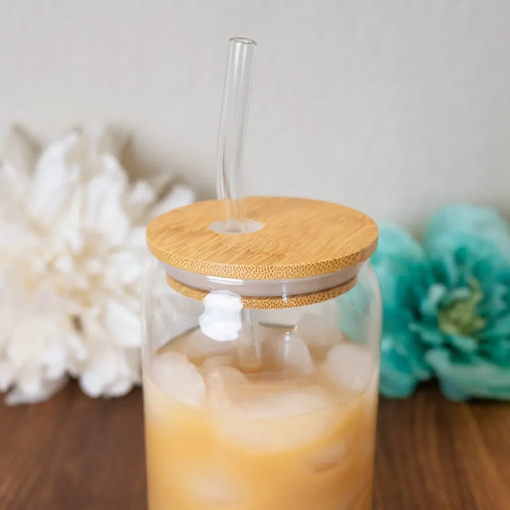 Glass Coffee Cup with Name