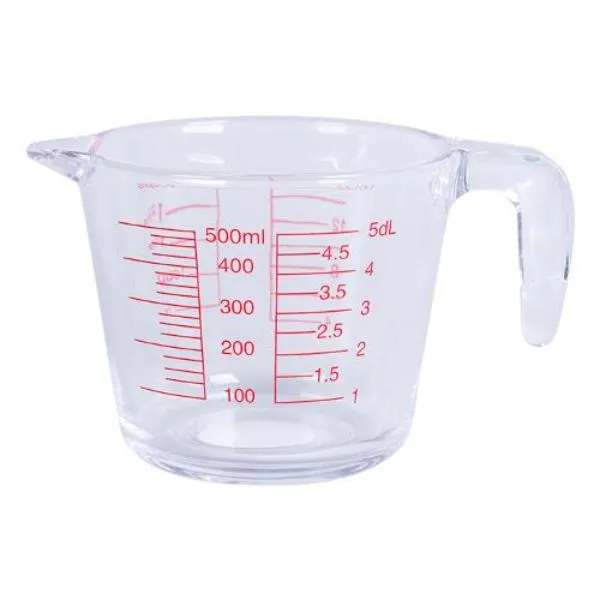 Glass Jug Measuring Cup - 500ml