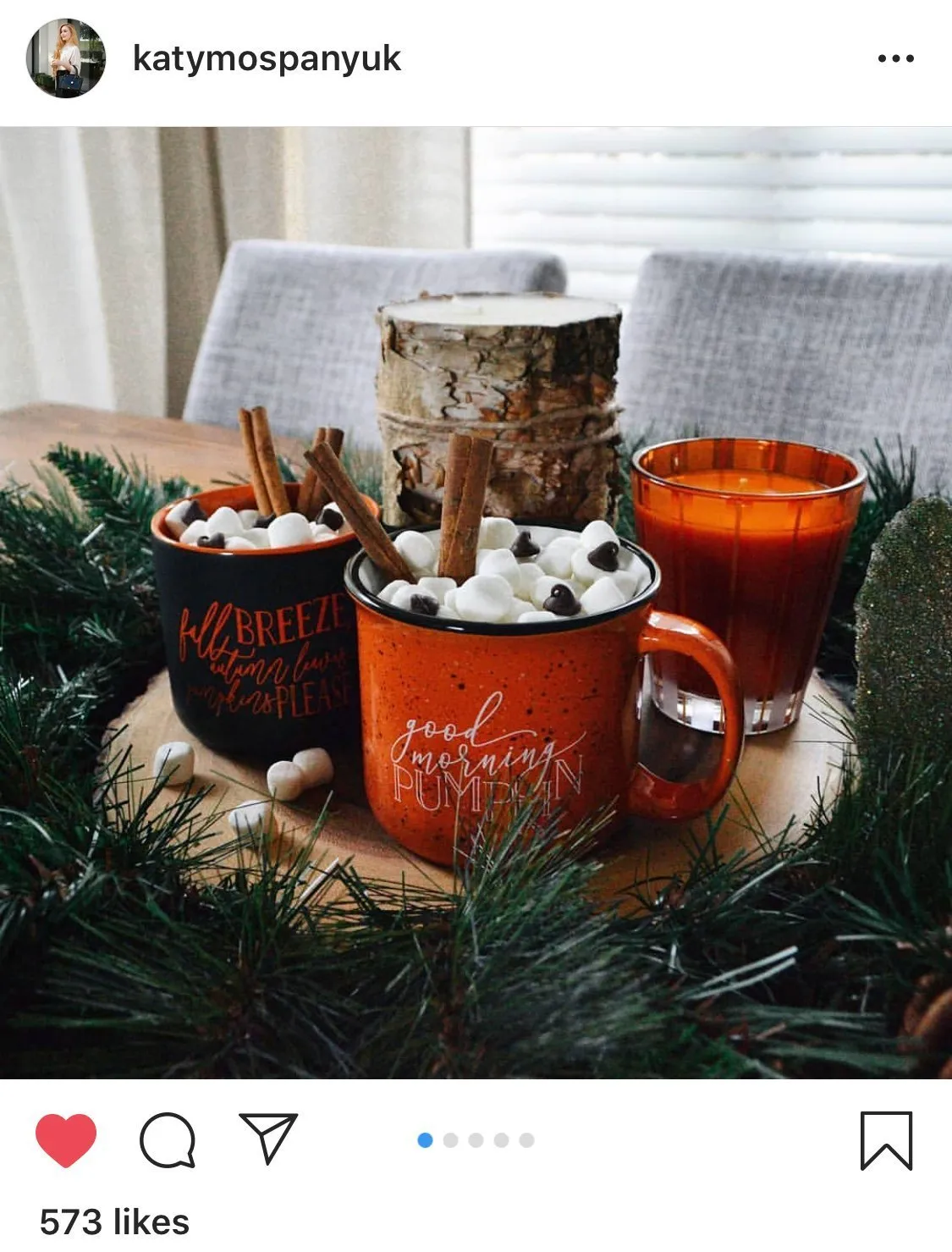 Good Morning Pumpkin Campfire Mug - White Version