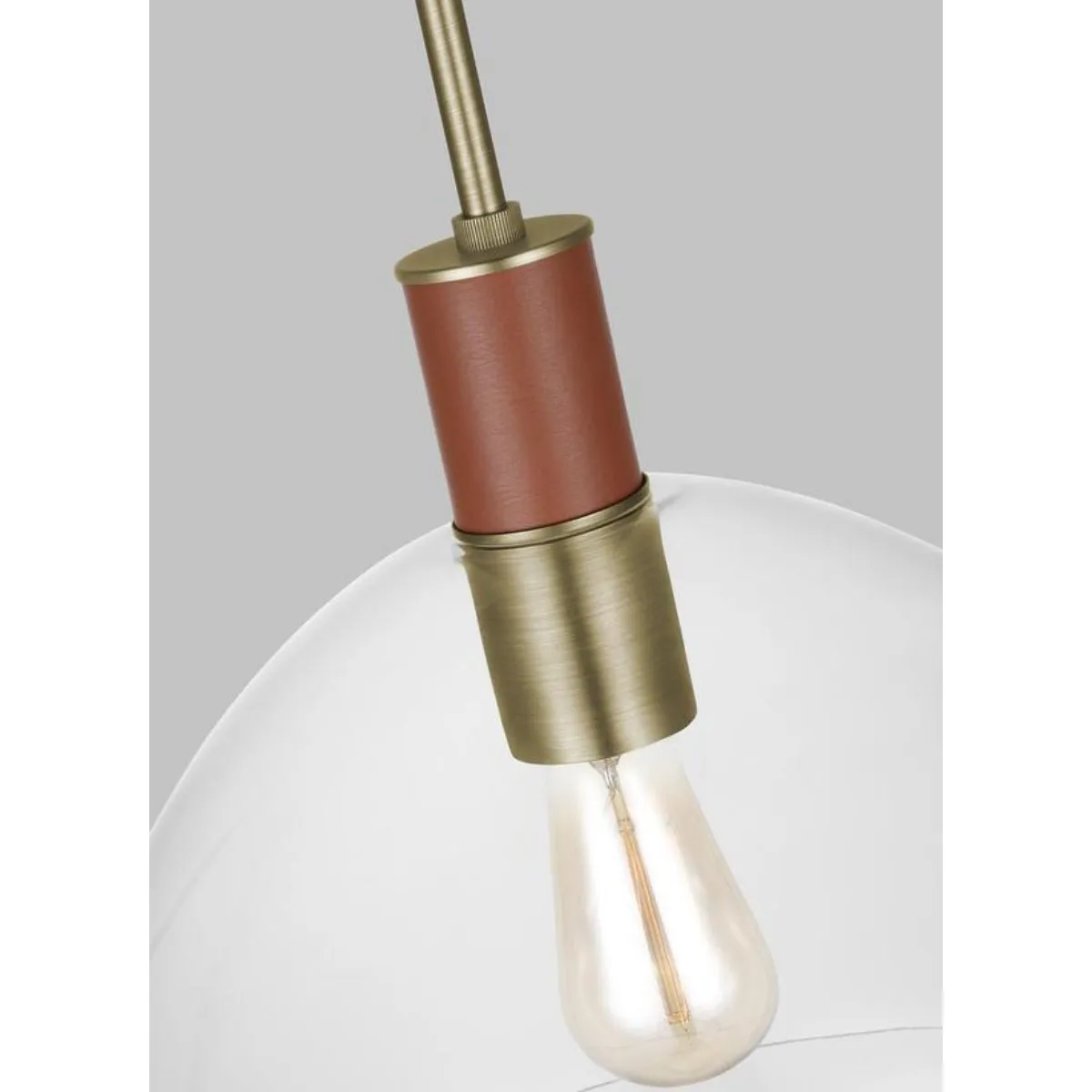 Hadley 15 in. Pendant Light Brass Finish