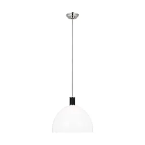 Hadley 15 in. Pendant Light Polished Nickel Finish