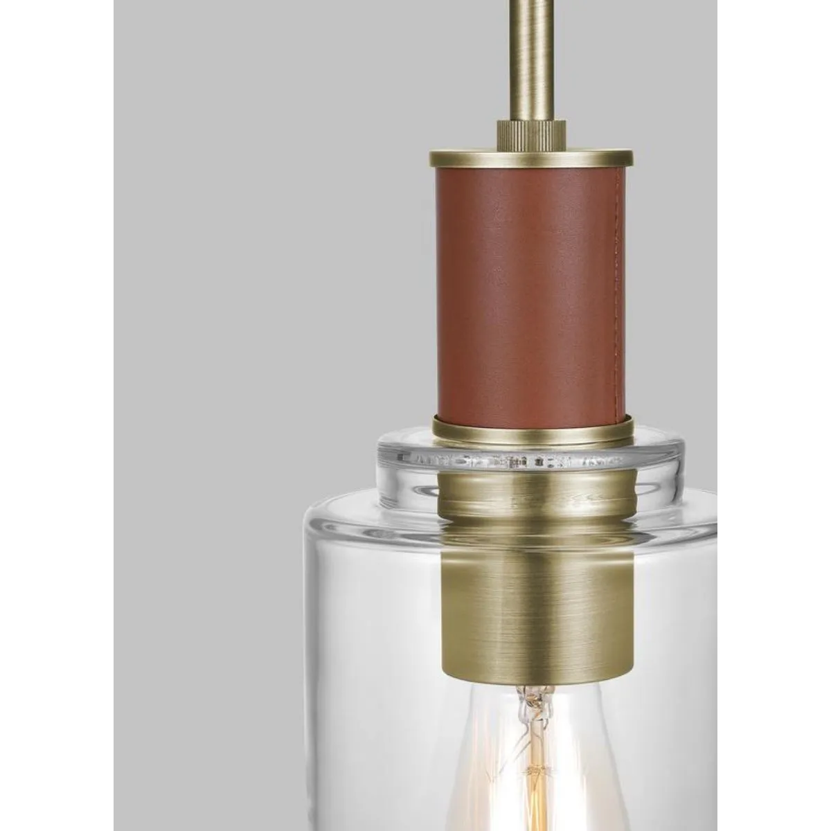 Hadley 5 in. Pendant Light Brass finish