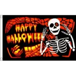 Halloween bones flag 5x3ft