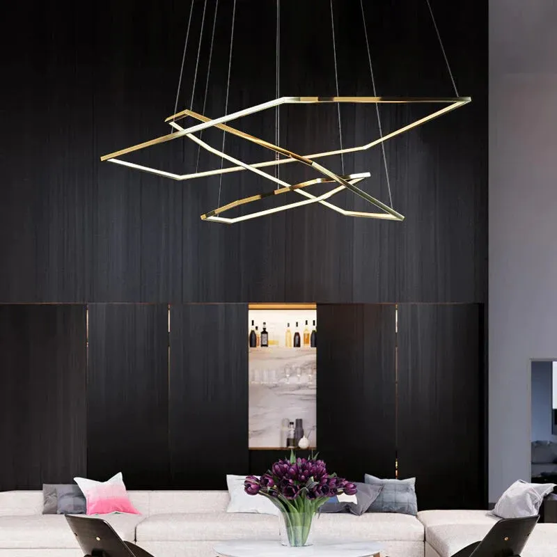 Hexa - Minimalist hexagonal led chandelier