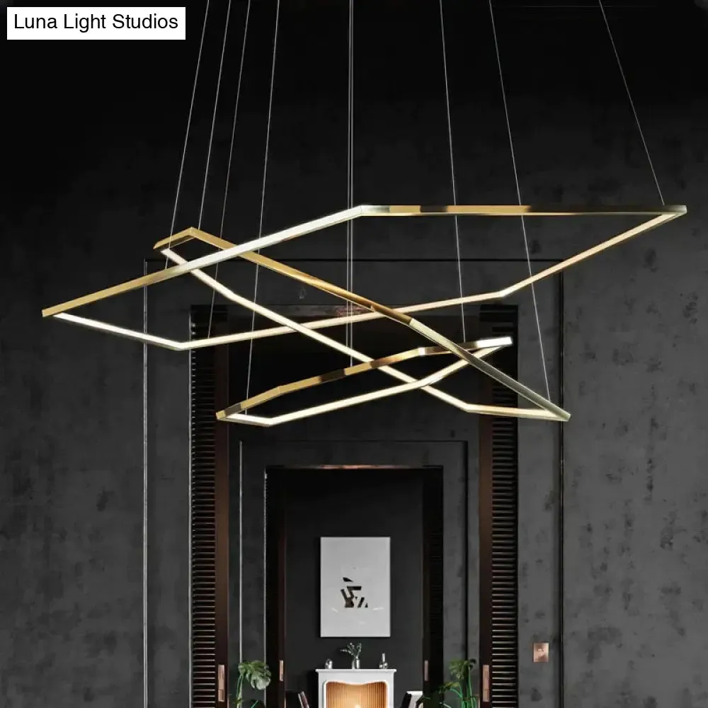 Hexa - Minimalist hexagonal led chandelier