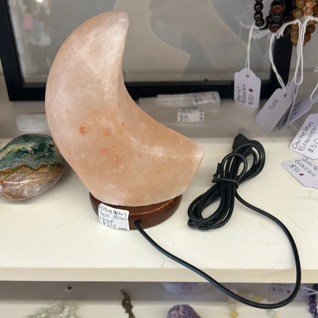 Himalayan Salt Moon Lamp