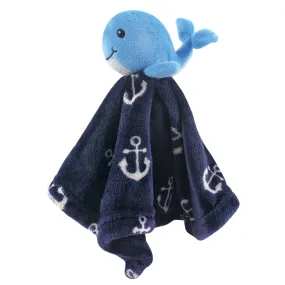 Hudson Baby Animal Face Security Blanket, Boy Whale