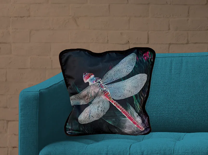 il-Mazzarell fil-Gnien  - Maltese Dragonfly Cushion Cover