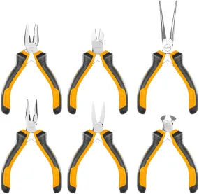 Ingco 6pcs mini pliers set 4.5" HMPS06115