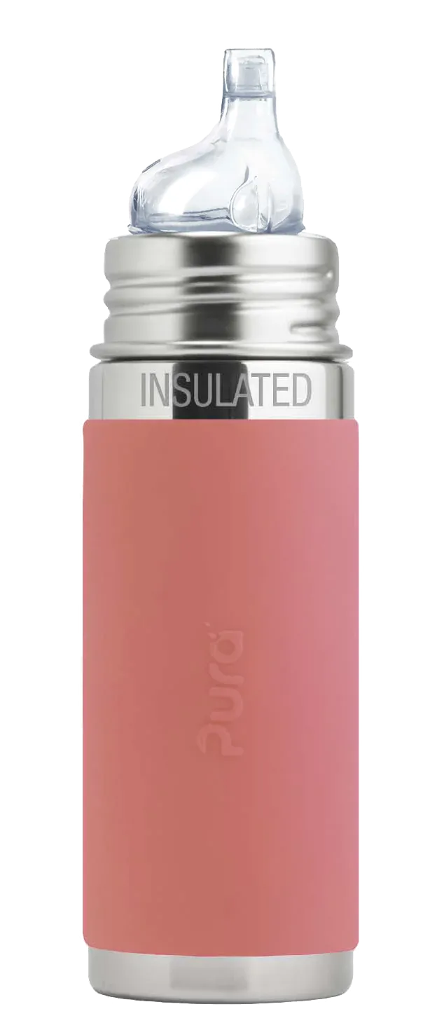 Kiki® 9oz Insulated Sippy Bottle - Rose