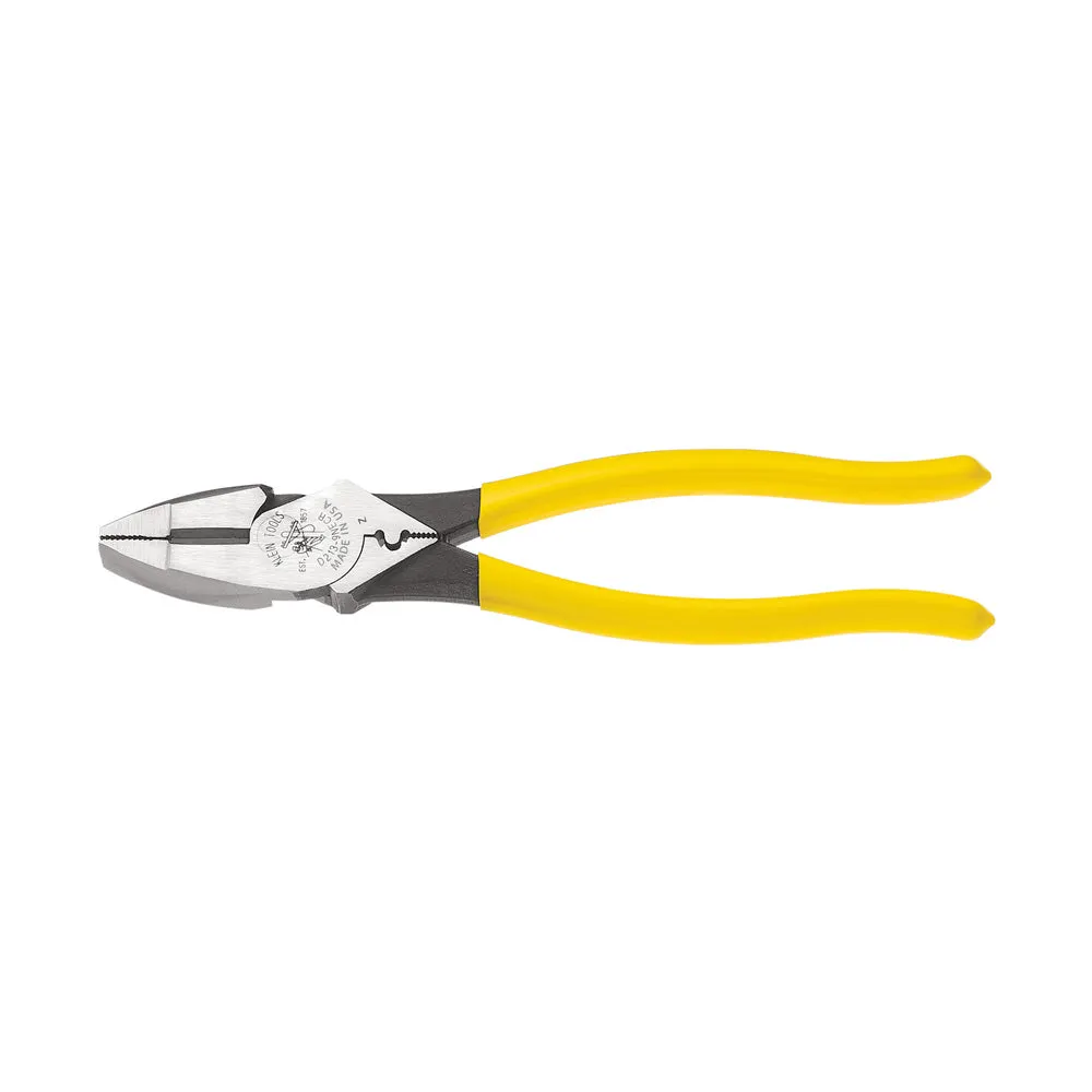 Klein Tools D213-9NE-CR Lineman's Crimping Pliers, 9"