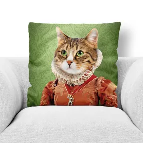 LADY PLUCK - CUSTOM PET PORTRAIT THROW PILLOW