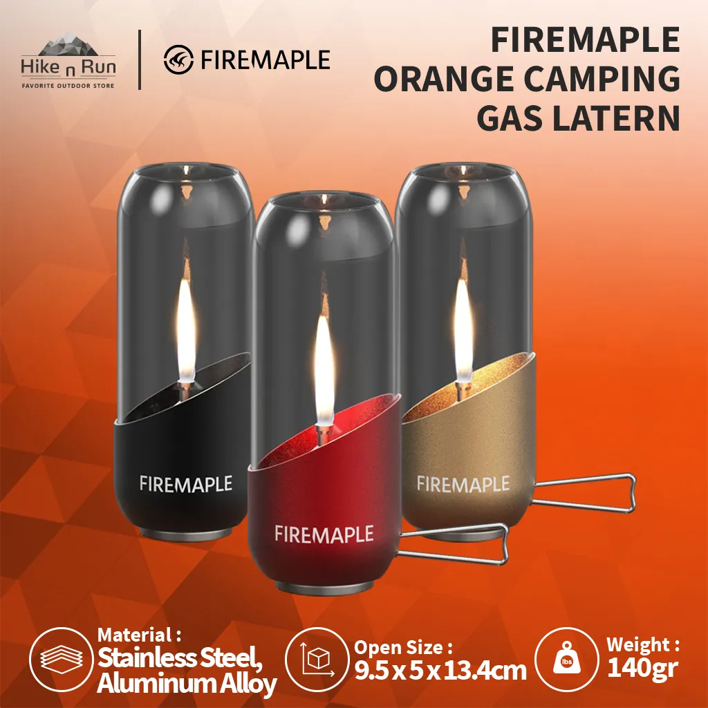 LAMPU GAS FIREMAPLE ORANGE CAMPING GAS LANTERN