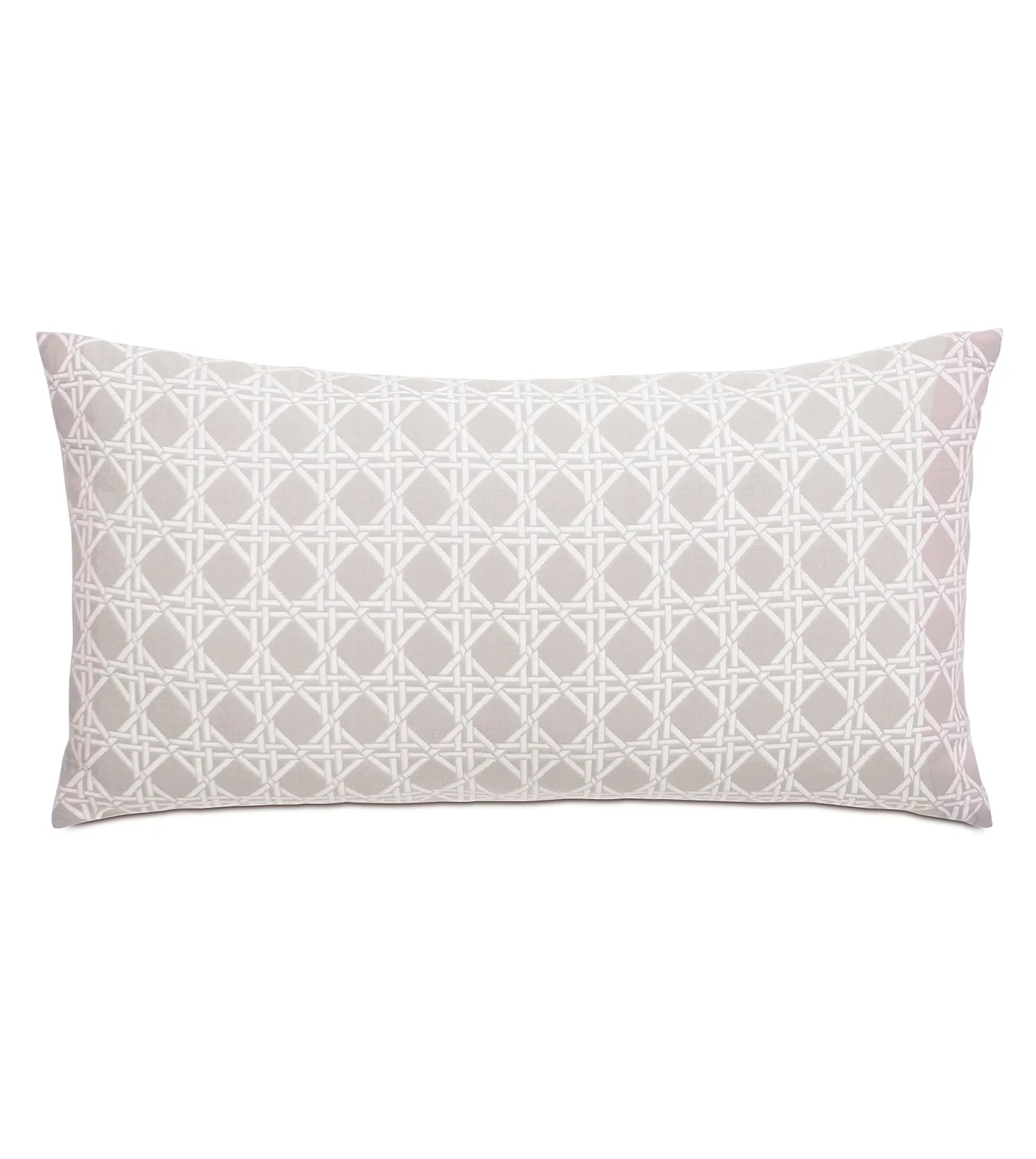 Larkin Salt Geometric King Sham 21x37