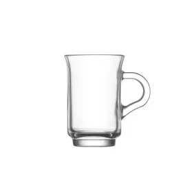 LAV Glass Espresso Coffee Tea Mug 155ml Cup 6pack SGN2357