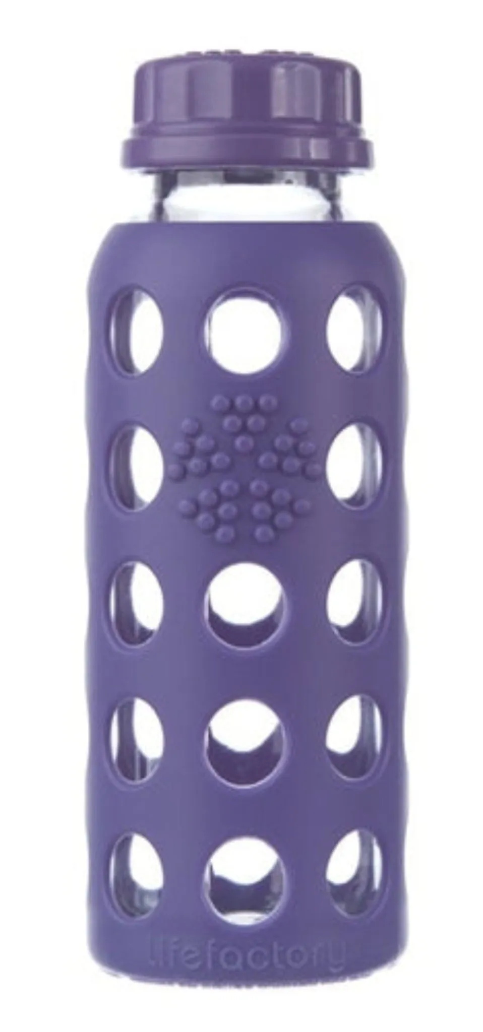 Lifefactory Glass Bottle With Sleeve 9 oz ROYAL PURPLE