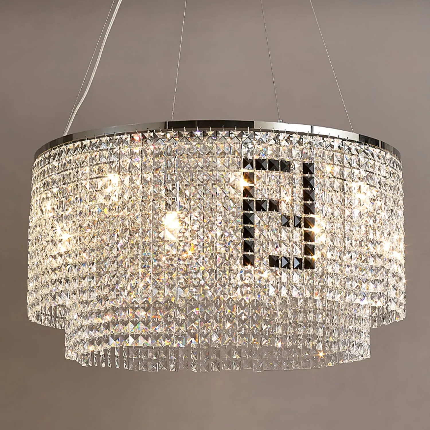 Liliana Round Crystal Chandelier