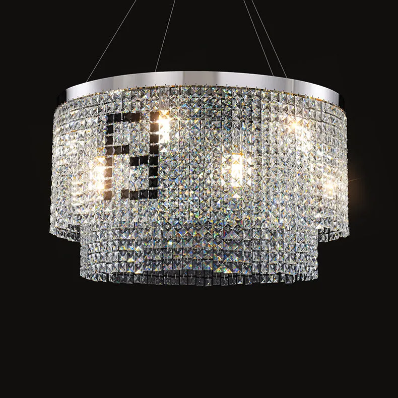 Liliana Round Crystal Chandelier