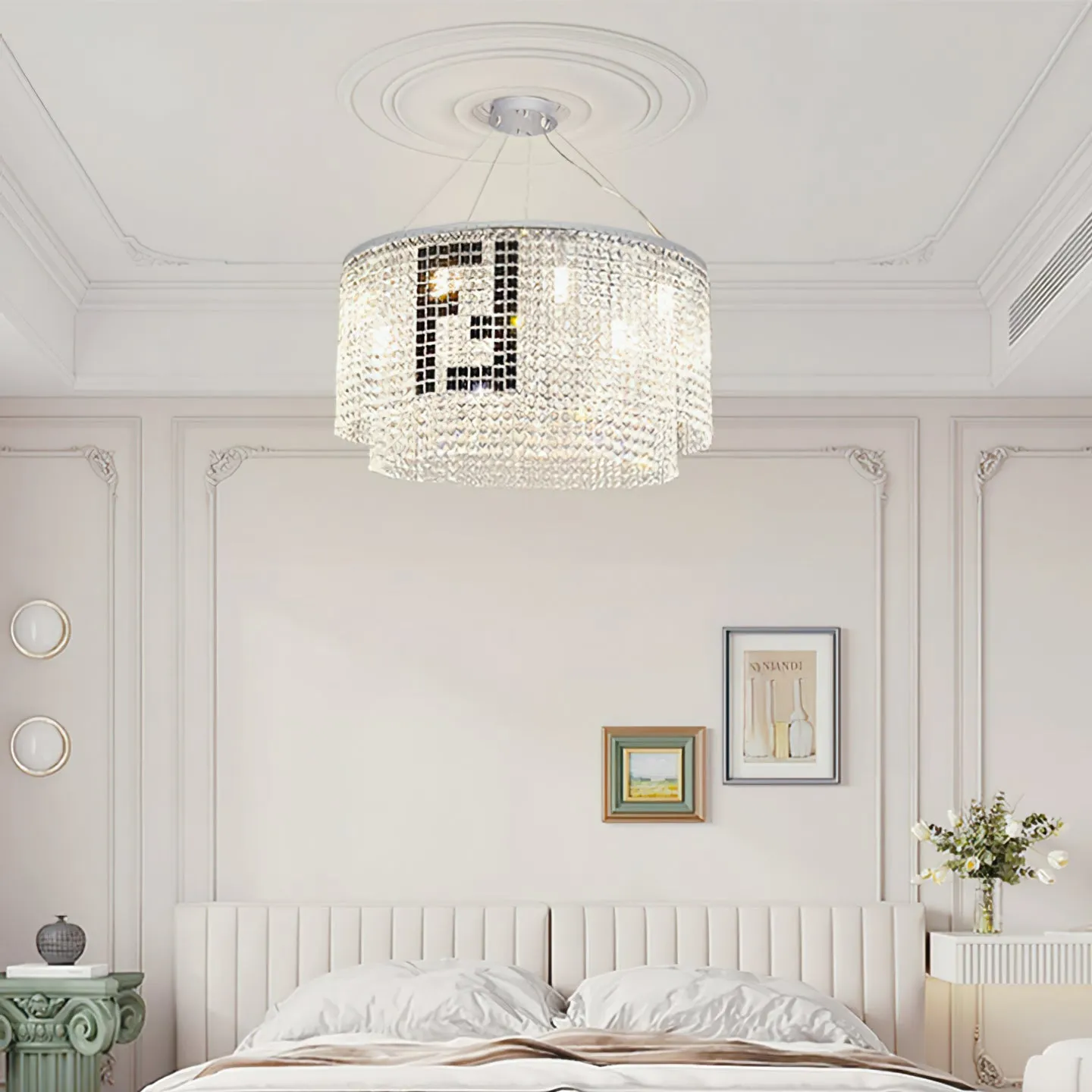 Liliana Round Crystal Chandelier