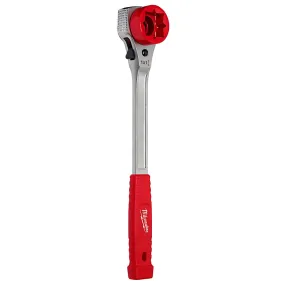 Lineman's High-Leverage Ratcheting Wrench w/ Milled Strike Face