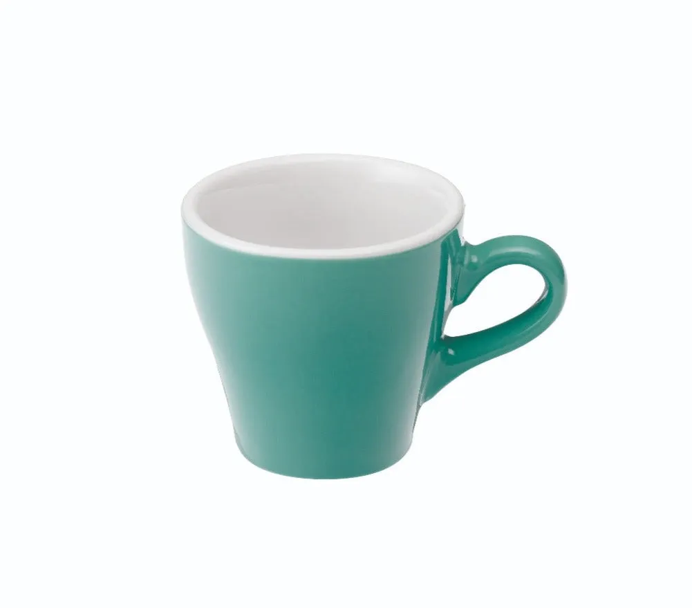 Loveramics Tulip Style Espresso Cup & Saucer - Teal (2.7oz/80ml)