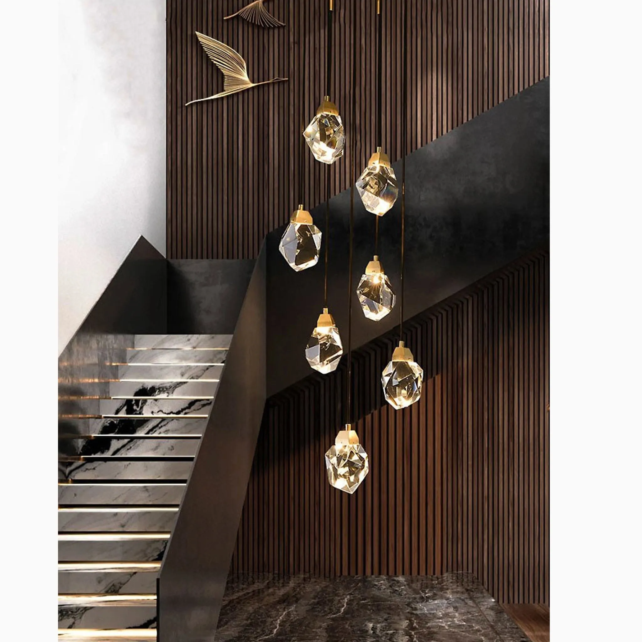 Luxury Diamond Crystal Chandelier