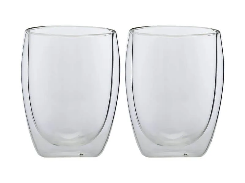 Maxwell & Williams Blend Double Wall Cups 350ml Set of 2