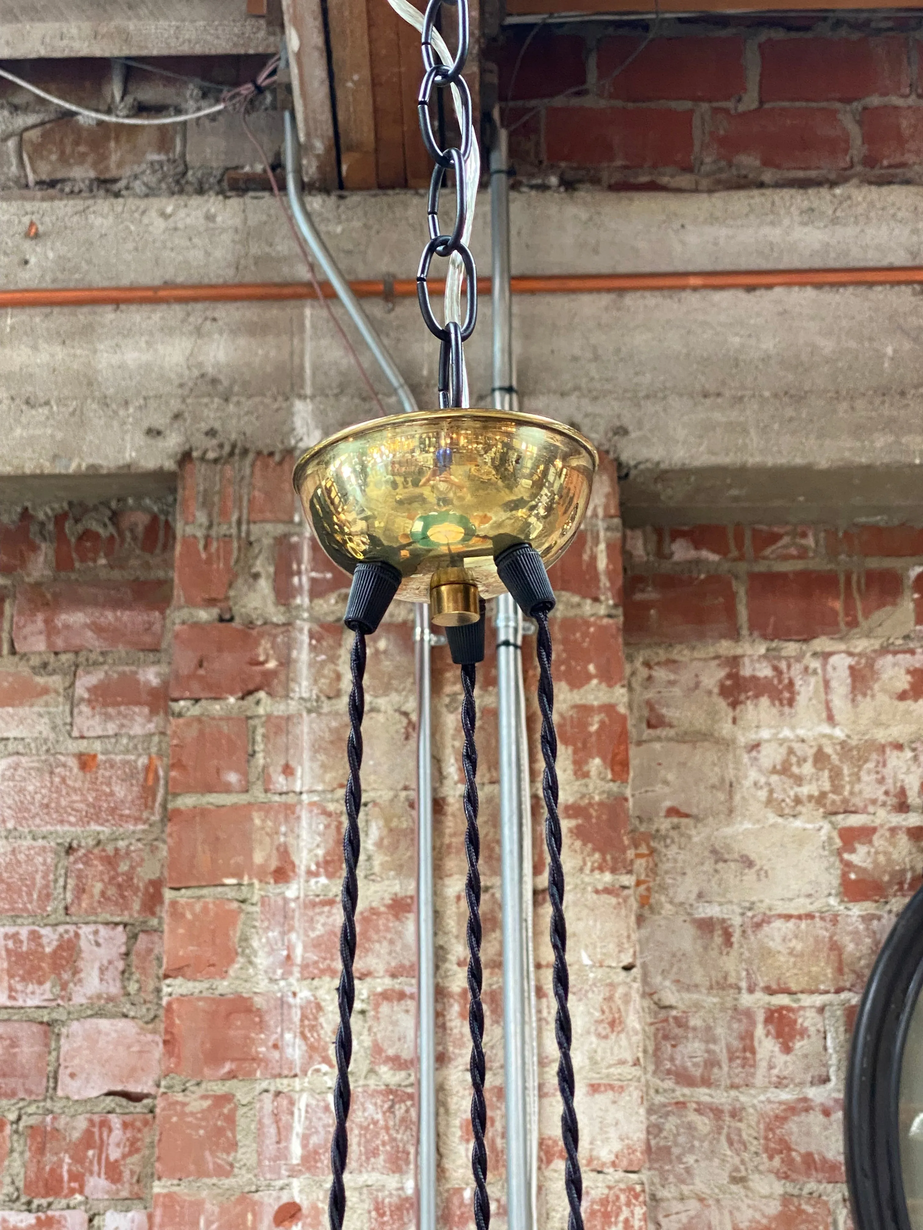 Mid Century Stilnovo Chandelier 1950, Italy