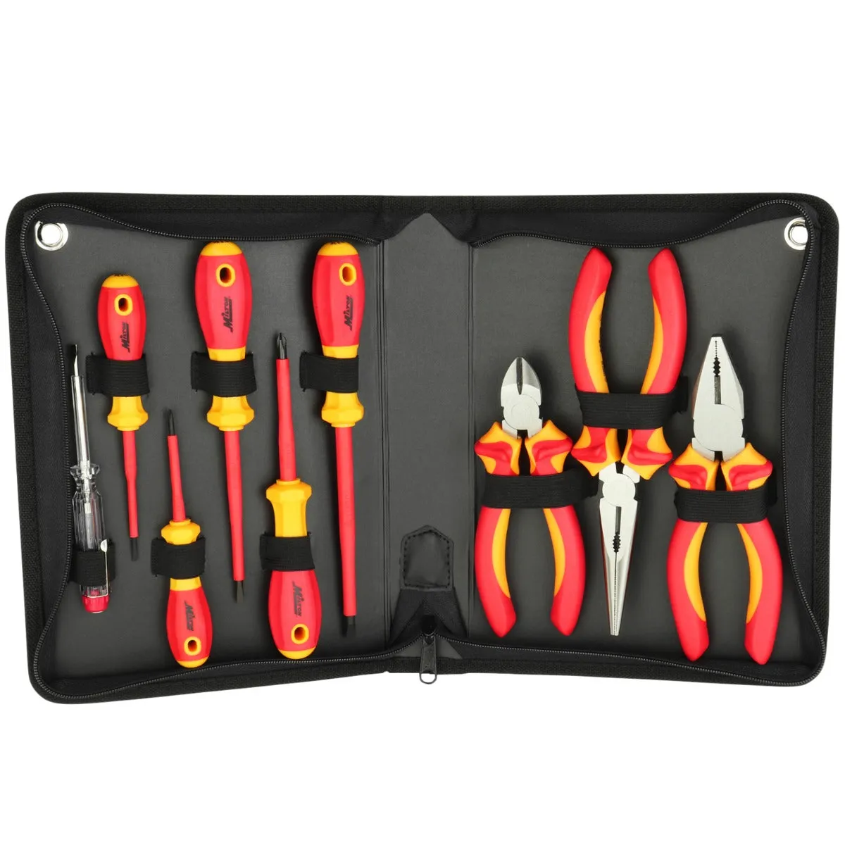 Milton® 9-Piece Insulated Pliers and Screwdrivers Tool Set, Rated 1000V (EV01)