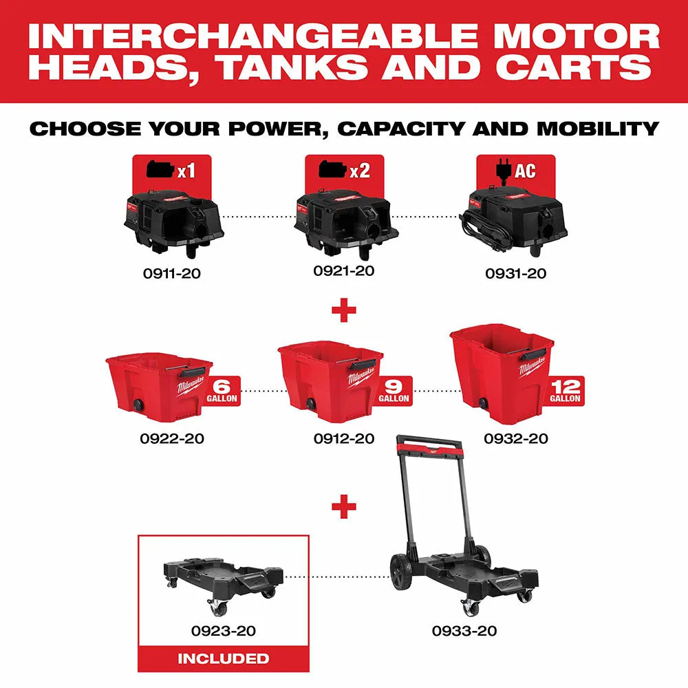 Milwaukee 0923-20 Wet/Dry Vacuum Cart