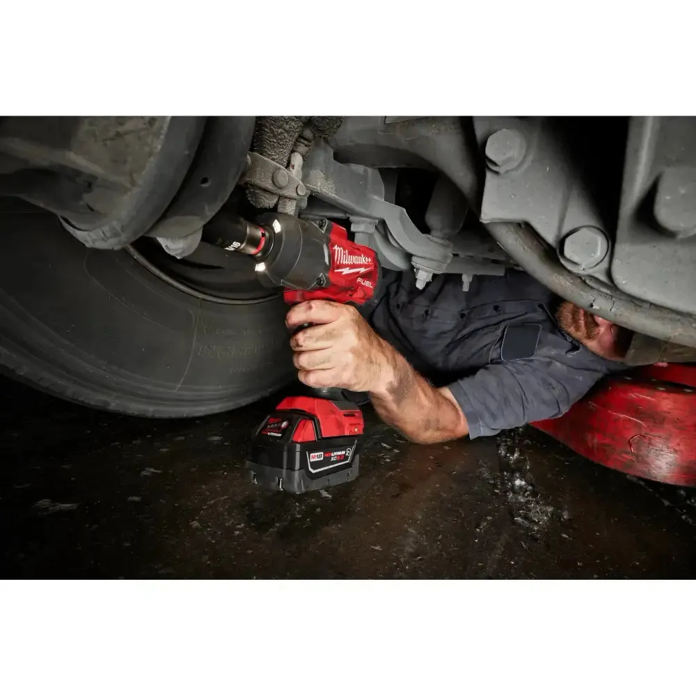 Milwaukee M18 FUEL Impact Wrench Combo Kit, 1/2" HT & 3/8" MT - 3010-22