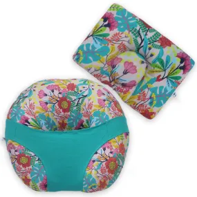 Mixed Flora Feeding and Head Shaping Pillow- Combo Set