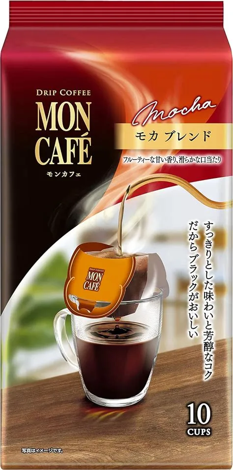 MON CAFÉ Mocha Blend Drip Coffee - 10 Single Servings