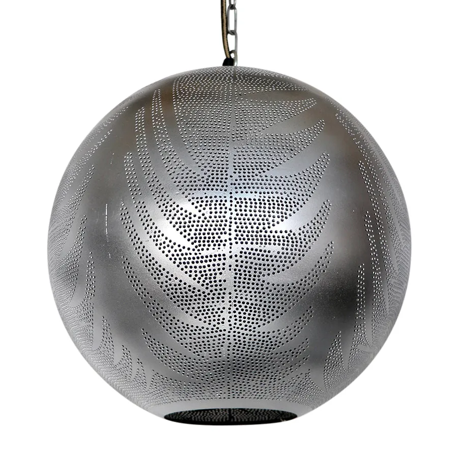 Moroccan Silver Pendant Light