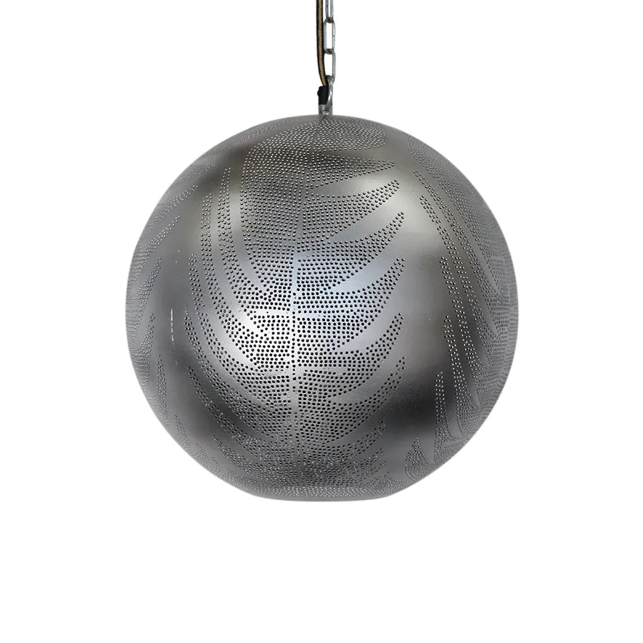 Moroccan Silver Pendant Light