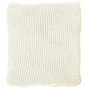 Moss Cotton Knit Throw Blanket