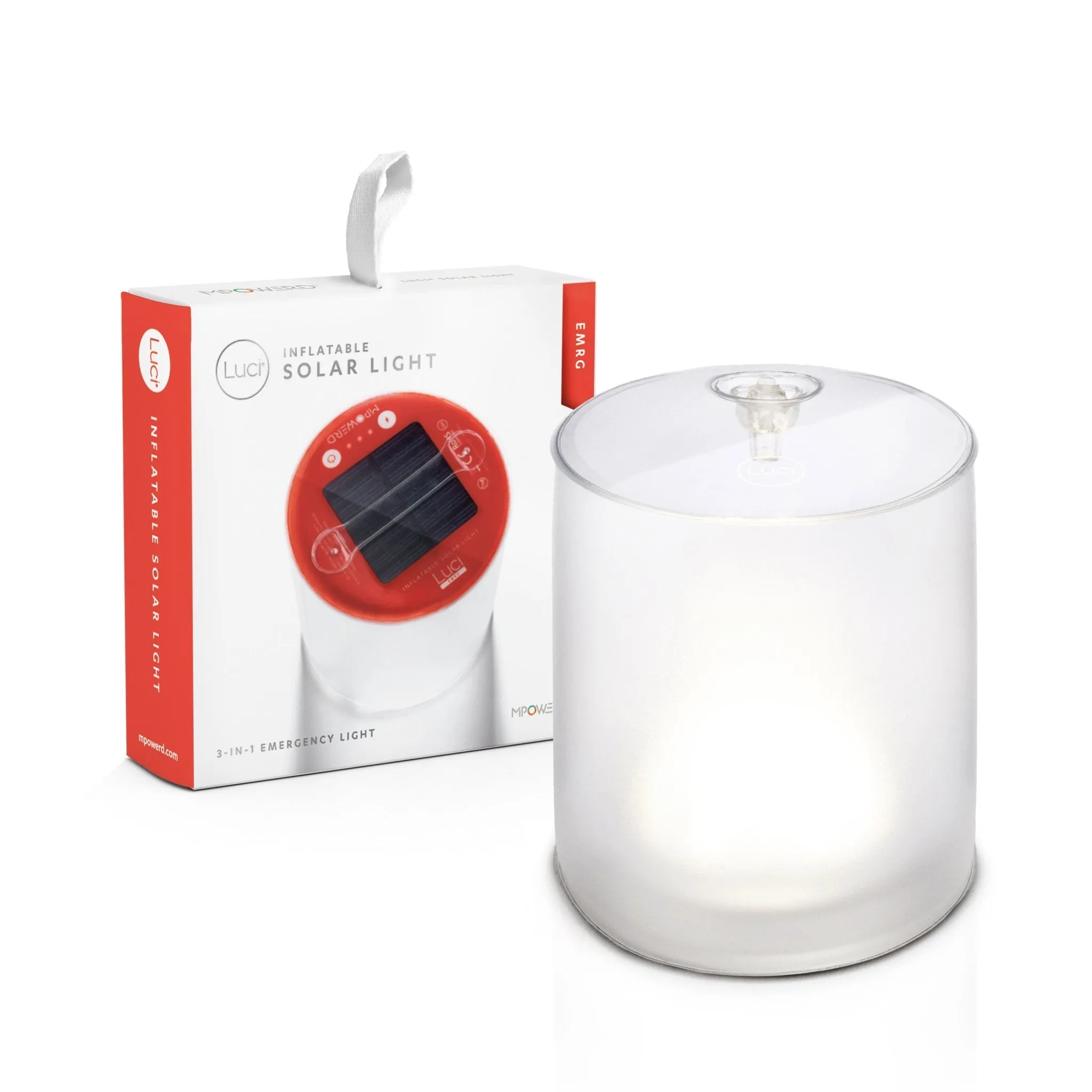 MPOWERD Luci EMRG Solar Powered Inflatable Lantern